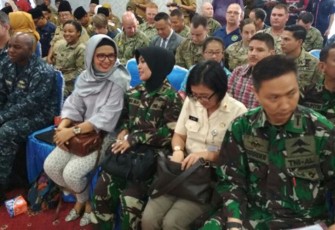 Walikota Bengkulu Helmi Hasan Senin (25/09/2017) kedatangan United States Army (Tentara Amerika)