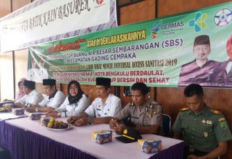Pemkot Bengkulu kembali menggelar deklarasi Stop Buang Air Besar Sembarangan