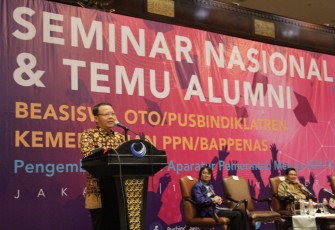 Plt jadi Keynote Speaker di Bapennas