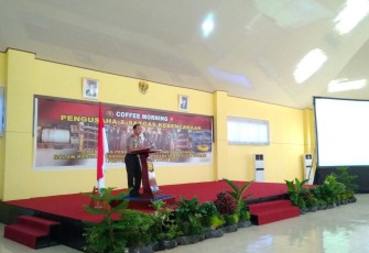 Coffee Morning bersama Pengusaha dan Satgas Kebencanaan di Mapolda Bengkulu