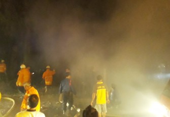 Situasi saat terjadi kebakaran