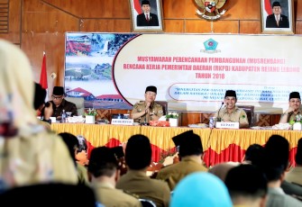 Musyawarah Perencanaan Pembangunan (Musrenbang) Rencana Kerja Pemerintah Daerah (RKPD) Kabupaten Rejang Lebong, tahun anggaran 2019.