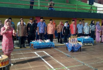 Pembukaan Turnamen Voli Dihadiri Oleh Sekretaris Daerah Kota Bengkulu Marjon