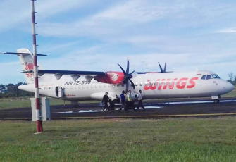 Wings Air ATR 72-500 Mendarat Mulus di Bandara Mukomuko
