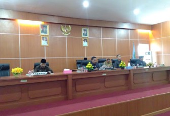 Rapat Paripurna DPRD Kabupaten Bengkulu Tengah Pandangan Umum Fraksi 