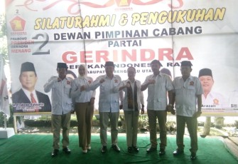 Pengukuhan DPC Partai Gerindra Bengkulu Utara