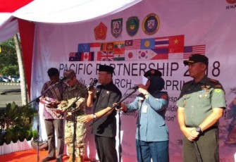 Upacara rangkaian penutupan Pacific Partnership 2018