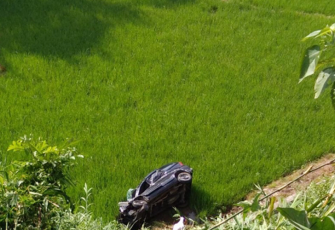 Kondisi mobil pasca kecelakaan 