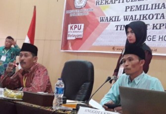 KPU Kota Bengkulu menggelar rekapitulasi dan pleno hasil Pilwakot Bengkulu