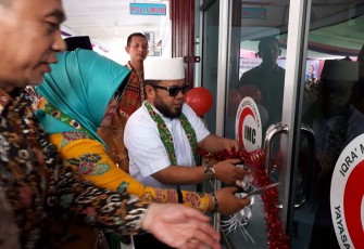Walikota Bengkulu Helmi Hasan, Grand Launching Klinik Pratama Iqra Medical Centre Yayasan Alfida,Kelurahan Bajak pada Sabtu(6/10/2018).