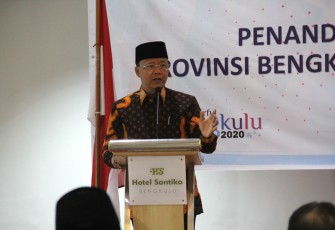 Plt Gubernur Bengkulu Rohidin Mersyah 