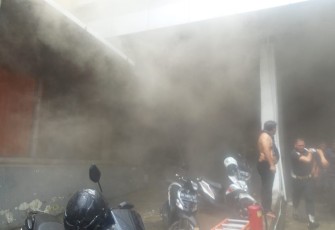 Kebakaran di PTM kota Bengkulu