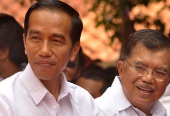 Presiden Joko Widodo dan Wakil Presiden Jusuf Kalla. Foto: depokpos.com