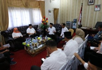 Rapat Pemkot bersama Pelindo di Ruang kerja Wakil Walikota, Rabu (06/02/19) pagi
