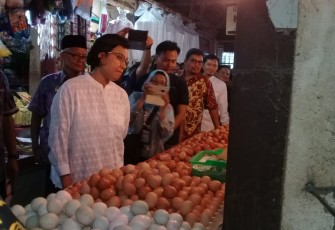 Sri Mulyani saat Blusukan ke PTM Bengkulu
