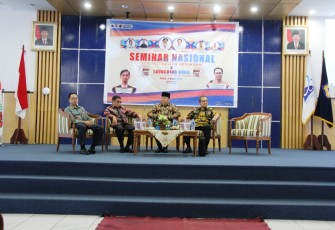 Gubernur Bengkulu Rohidin Mersyah hadir dan membuka secara resmi Seminar Nasional.