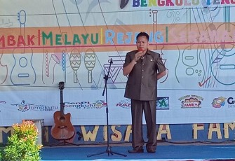 Wakil Bupati Bengkulu Tengah Septi Periadi, S.TP Buka Secara Resmi Lomba Cipta Lagu Daerah 