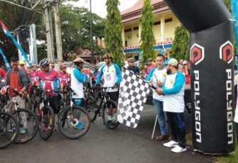 Wali Kota Bengkulu Helmi Hasan Lepas Peserta Milenial Fun Bike 2019