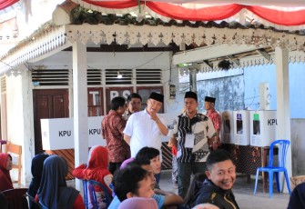 Pastikan Pemilu Berjalan Aman, Gubernur Bengkulu Bersama Forkompinda Pantau Pemilu Serentak