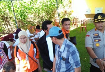 Kejadian kertas suara capres dan cawapres tidak ada alias kosong di TPS 1 Desa Gunung Sakti, Bengkulu Selatan. foto (bengkulutoday.com)