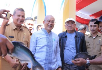 DKP Bengkulu Selatan Promosikan Ikan Patin di Pasar Murah