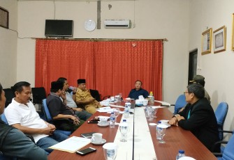 Maksimalkan Pananganan Bencana Bengkulu, Sekda Gelar Rapat Evaluasi di Posko Terpadu