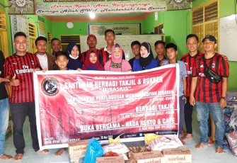 Milanisti Indonesia Basis Kisaran Adakan Buka Bersama Sekaligus Berikan Santunan Kepada Anak Yatim 