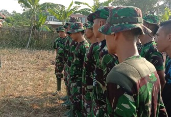 Setiap saat semangat dan motivasi di gelorakan bagi Satgas TMMD Kronjo