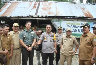 Plt Bupati Asahan Tinjau Lokasi Karya Bhakti TMMD