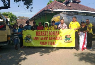 Peduli Desa Jatimulya Yayasan MAKIN Tegal berikan 70.000 liter Air Bersih
