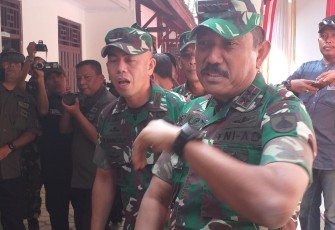Panglima Kodam IV Mayjen TNI M. Effendi Kunjungi lokasi TMND 105/Tegal