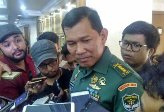 Kapendam Jaya saat memberikan keterangan didepan awak media