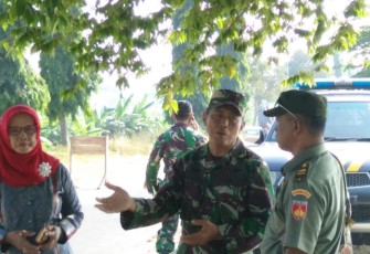 Danramil Selalu Koordinasi Dalam Pengerjaan TMMD Reg 105