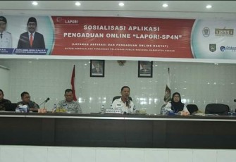 Pemkab Asahan Sosialisasi Aplikasi LAPOR-SP4N