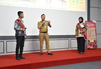 Wakil Bupati Tegal Saat Memberikan Motivasi Di Gedung Dadali Kabupaten Tegal