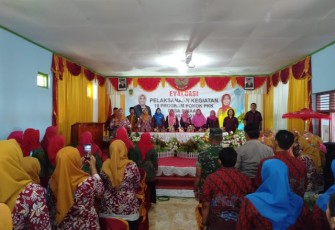 Pelda Sri Widodo Babinsa Koramil 16 Tulung Kodim 0723 Klaten Hadir Dalam Evaluasi Program PKK 
