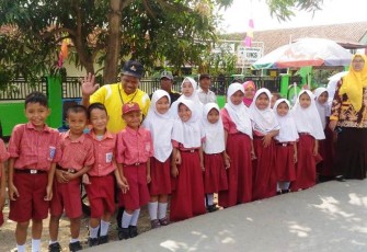Sektor Pendidikan Dukung  TMMD Tegal