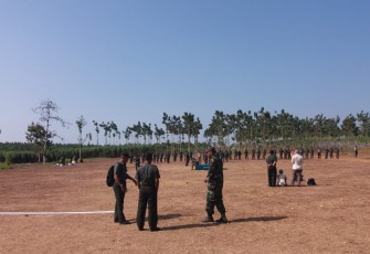 Kasdim Mayor Inf Much Sholihin, S.Ag, M.Si tinjau kesiapan penutupan TMMD 