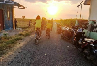 Menikmati Sunset dan Mulus Hasil Karya TMMD