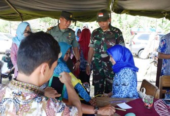 Pelayanan Kesehatan Gratis Penutupan TMMD Reguler Tegal Menyentuh Rakyat Kecil Non BPJS
