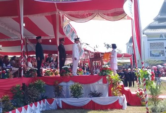 Upacara HUT RI Ke 74 Pemerintah Kabupaten Kaur