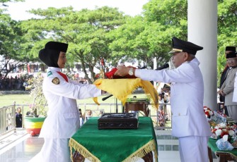 Pelaksanaan Upacara HUT RI Ke 74 di Kabupaten Asahan Berjalan Lancar dan Hikmat