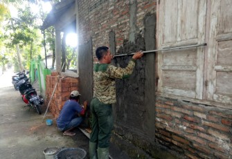 Rumah Sigit Haryanto Sedang Direhab Oleh TMMD Kodim 0723 Klaten 