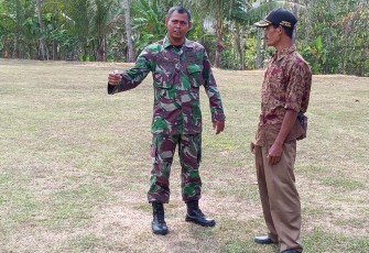 Sertu Jumadi Koordinasi dengan Kadus