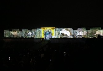 Video Mapping The Story of Fort Marlborough Hipnotis Penonton