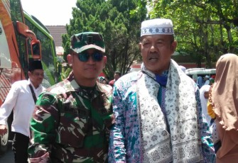 Serma AC Rosidi salah satu jamaah haji asal Pati