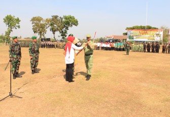 Kolaborasi TNI Dengan Pemkab Klaten Pada Karya Bakti Mandiri Klaten Bersinar