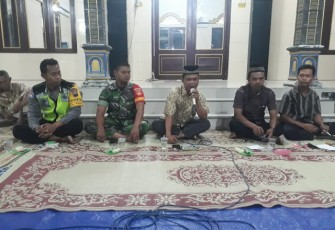 Babinsa Dan Bhabinkamtibmas Kompak Ikuti Kegiatan Warga Pedan