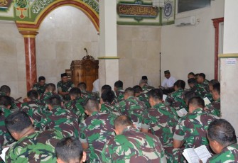 Korem 052/WKR Gelar Doa Bersama