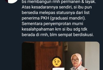 Pemkab Tegal Tindak Lanjuti Cuitan Twitter Warganet Terkait Penerima PKH
